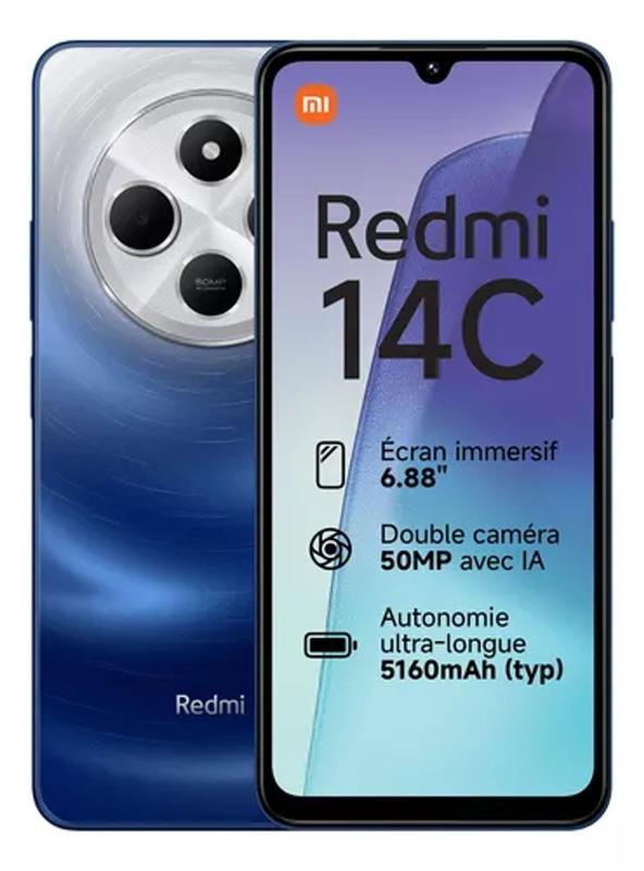 Smartphone R e d m i 14c 128GB 4GB Azul - X I A O M I - Xiaomi